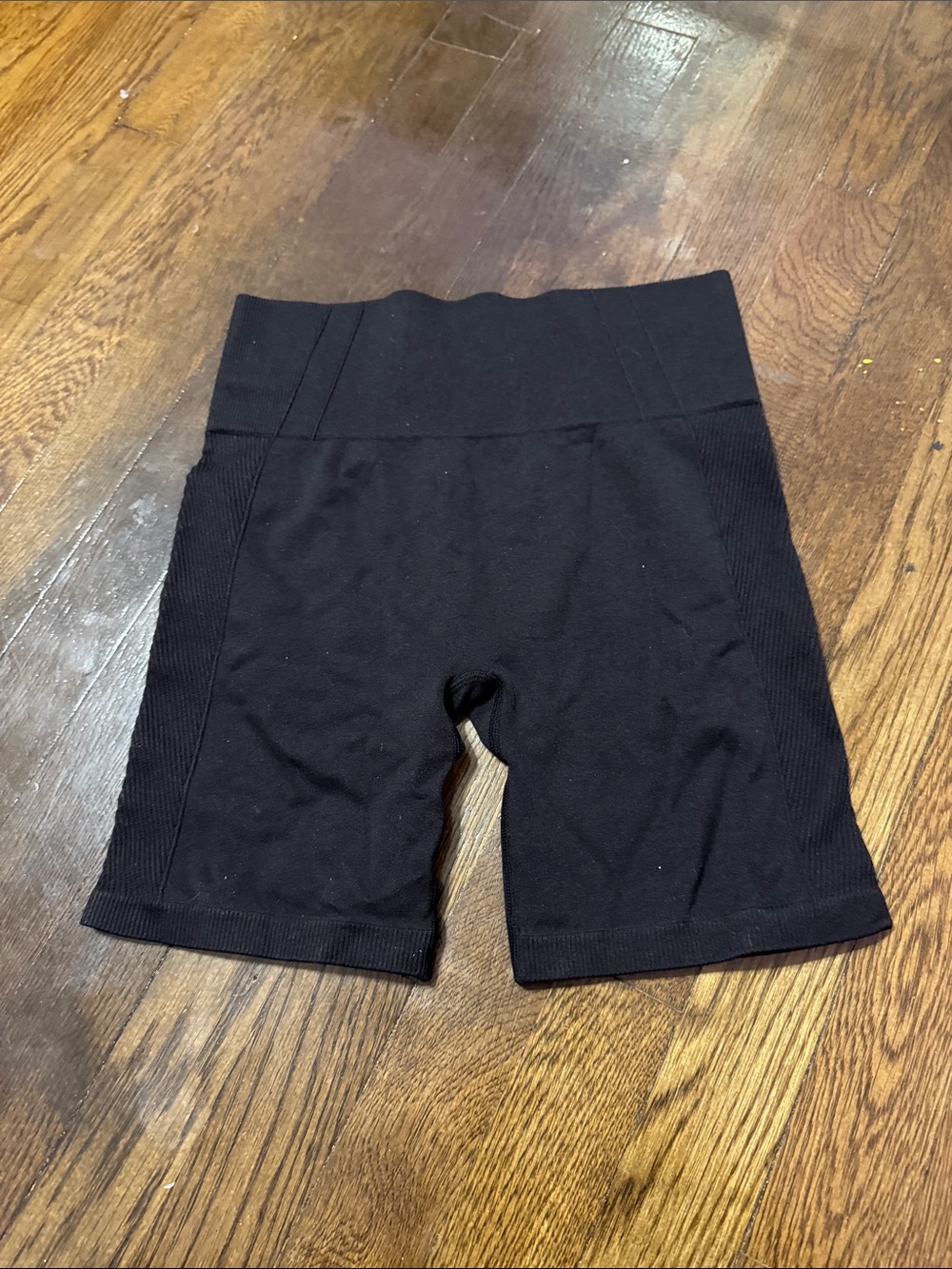 Guess Black High-Rise Bike Shorts